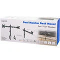 Monitorfäste Dubbel 17-32" 376mm Svart
