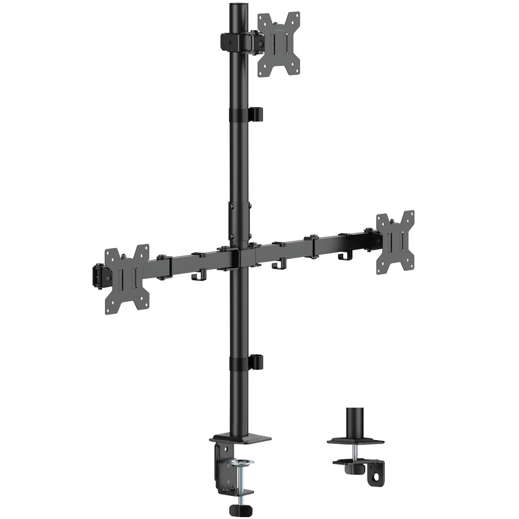 Monitorfäste Trippel 17-32" 376mm Svart