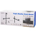 Monitorfäste Trippel 17-32" 376mm Svart