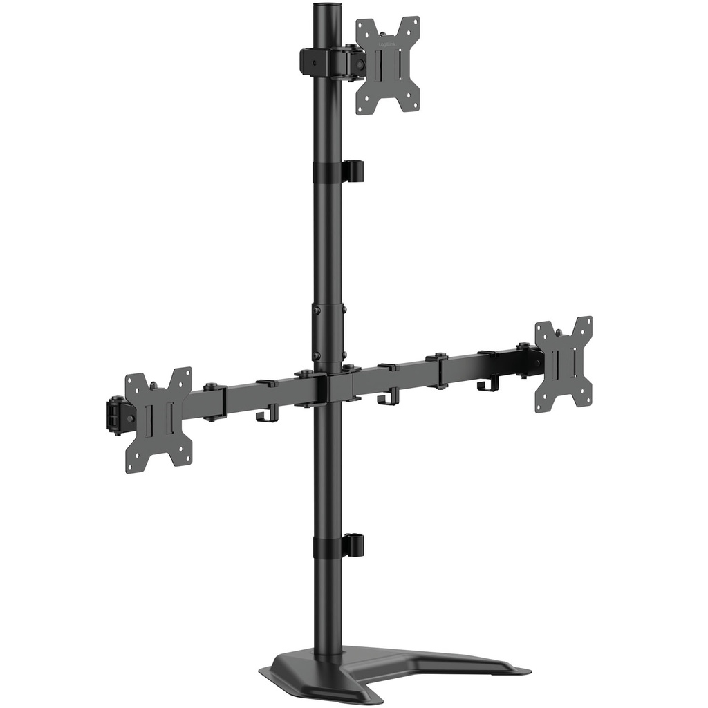 Triple Monitor stand Triple 17"-32" 376mm Black