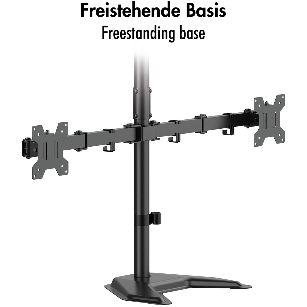 Triple Monitor stand Triple 17"-32" 376mm Black