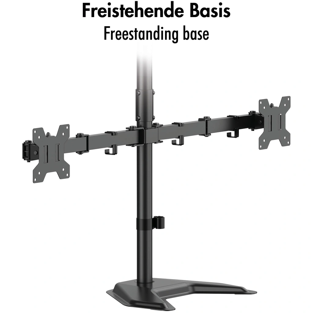 Monitorfäste/fot Trippel 17-32" 376mm Svart