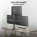 Monitorfäste/fot Trippel 17-32" 376mm Svart