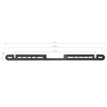 Väggfäste för soundbar Sonos Arc / Sonos Arc Ultra Svart