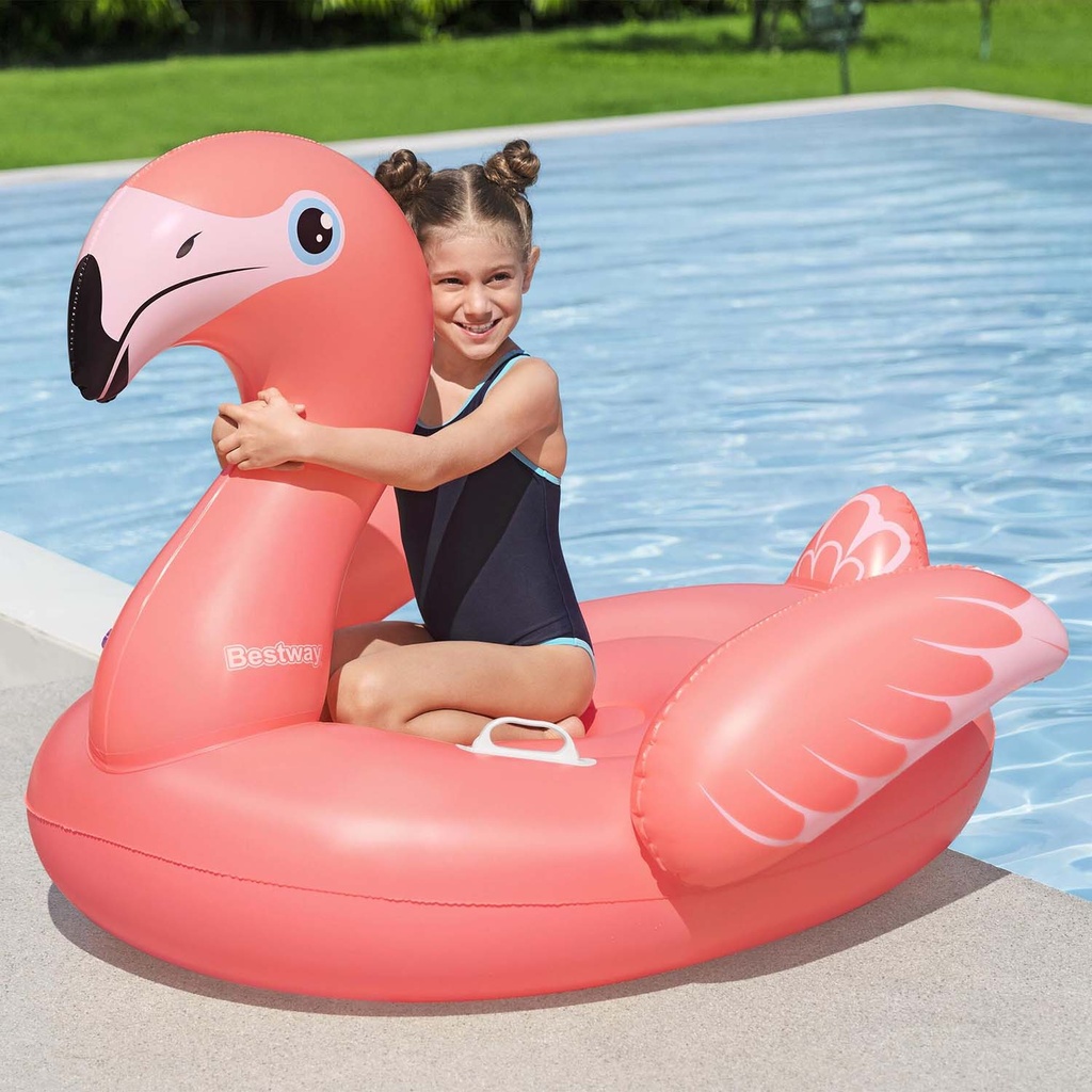 Pool Mattress Fancy Flamingo 1,38 x 1,07 m
