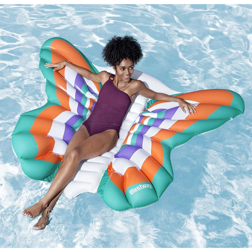Poolmadrass Boho Butterfly 1,93 x 1,76 m