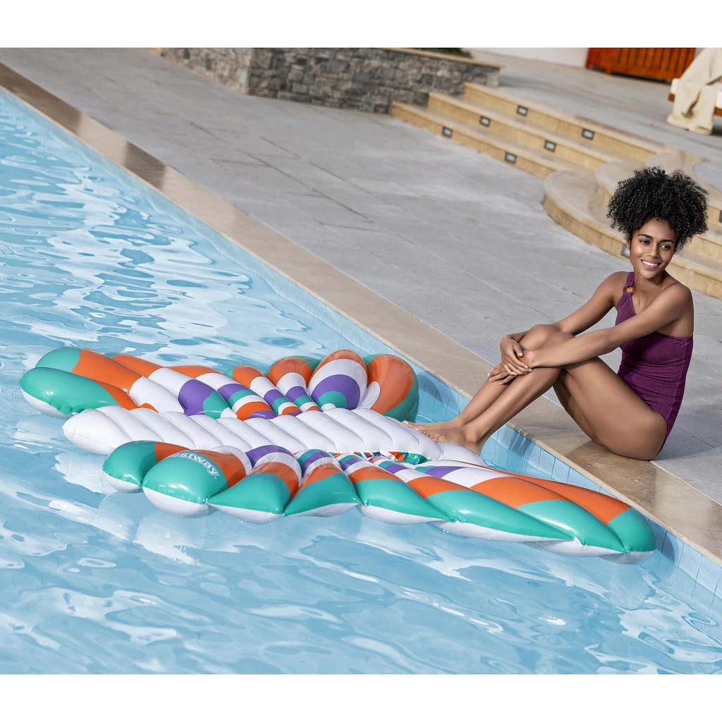 Poolmadrass Boho Butterfly 1,93 x 1,76 m