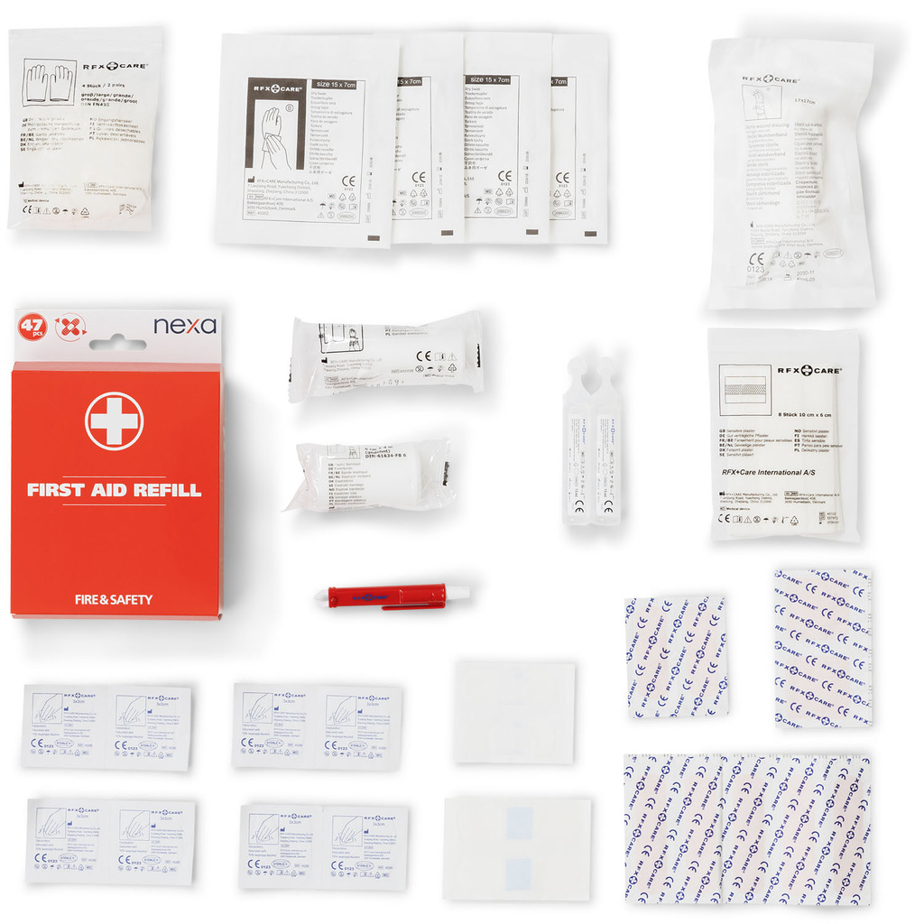 FAKRE Refill Kit First Aid 47 parts
