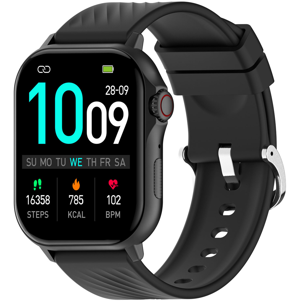 SmartWatch GPS 2,13" AMOLED  SWG-159B Svart