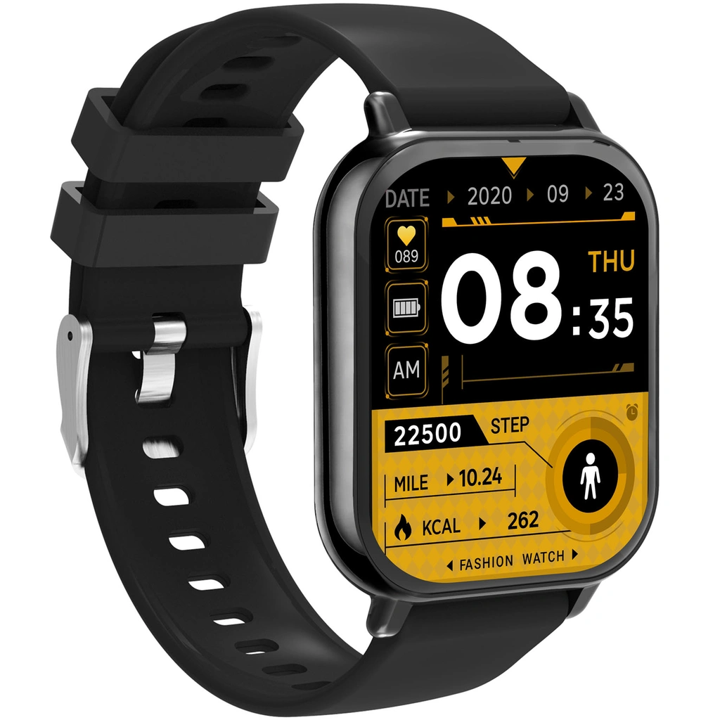 SmartWatch IP65 1,81" TFT SWC-176B Svart