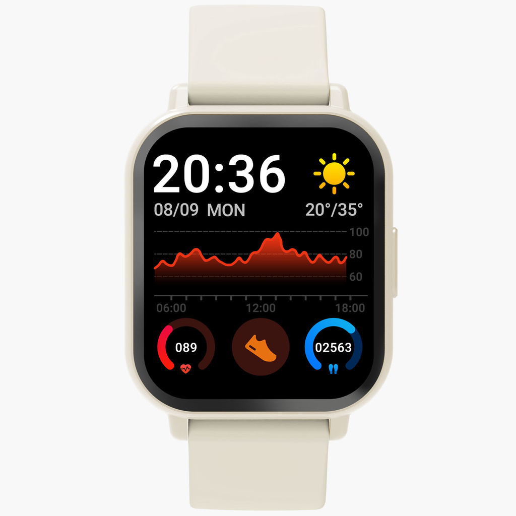 SmartWatch IP65 1,81" TFT SWC-176B Beige