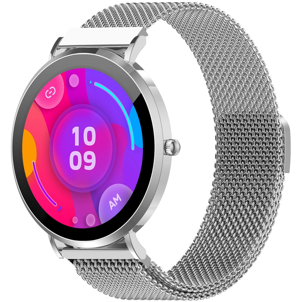 SmartWatch AMOLED Hälsokoll Sport-läge SWC-394S Silver