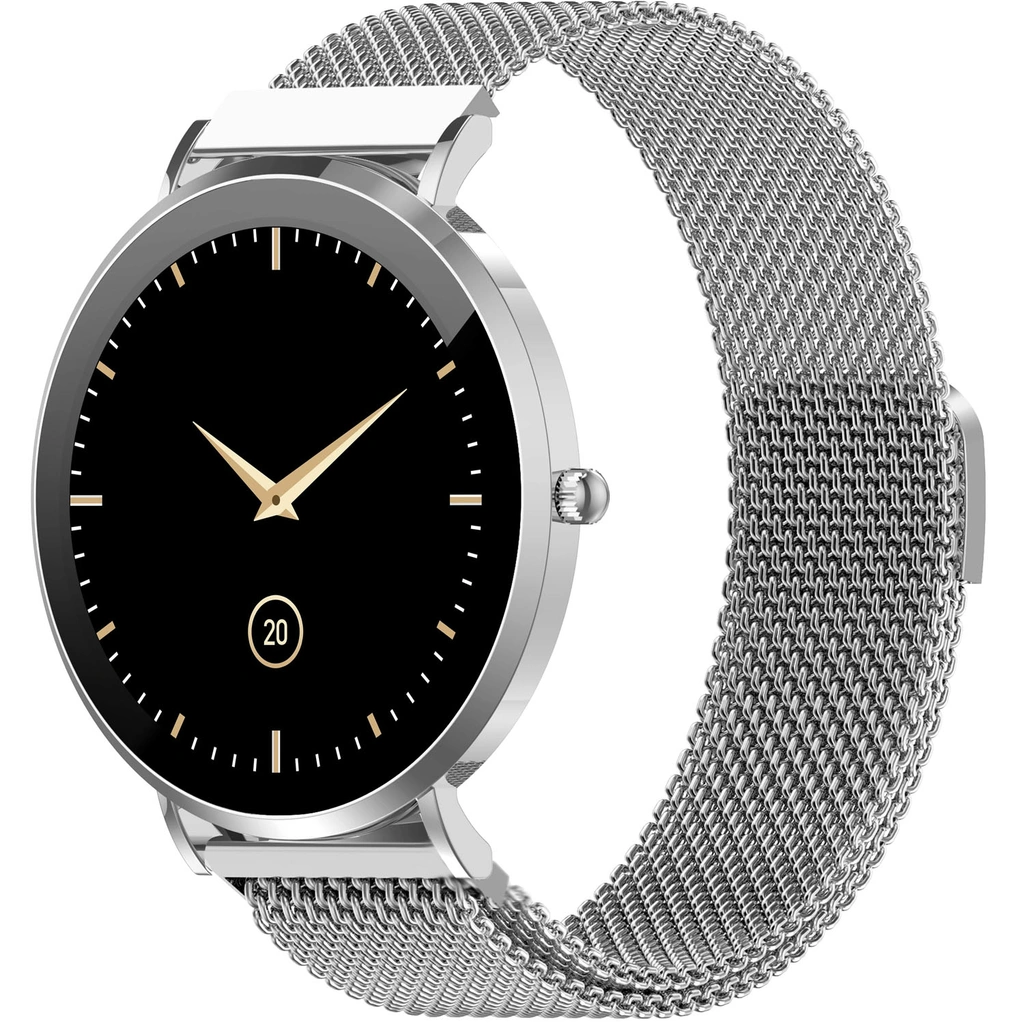 SmartWatch AMOLED Hälsokoll Sport-läge SWC-394S Silver
