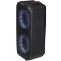 Högtalare Bluetooth 2x6,5" woofers 20W Batteri LED-ljus BPS-354 Svart