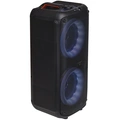 Högtalare Bluetooth 2x6,5" woofers 20W Batteri LED-ljus BPS-354 Svart
