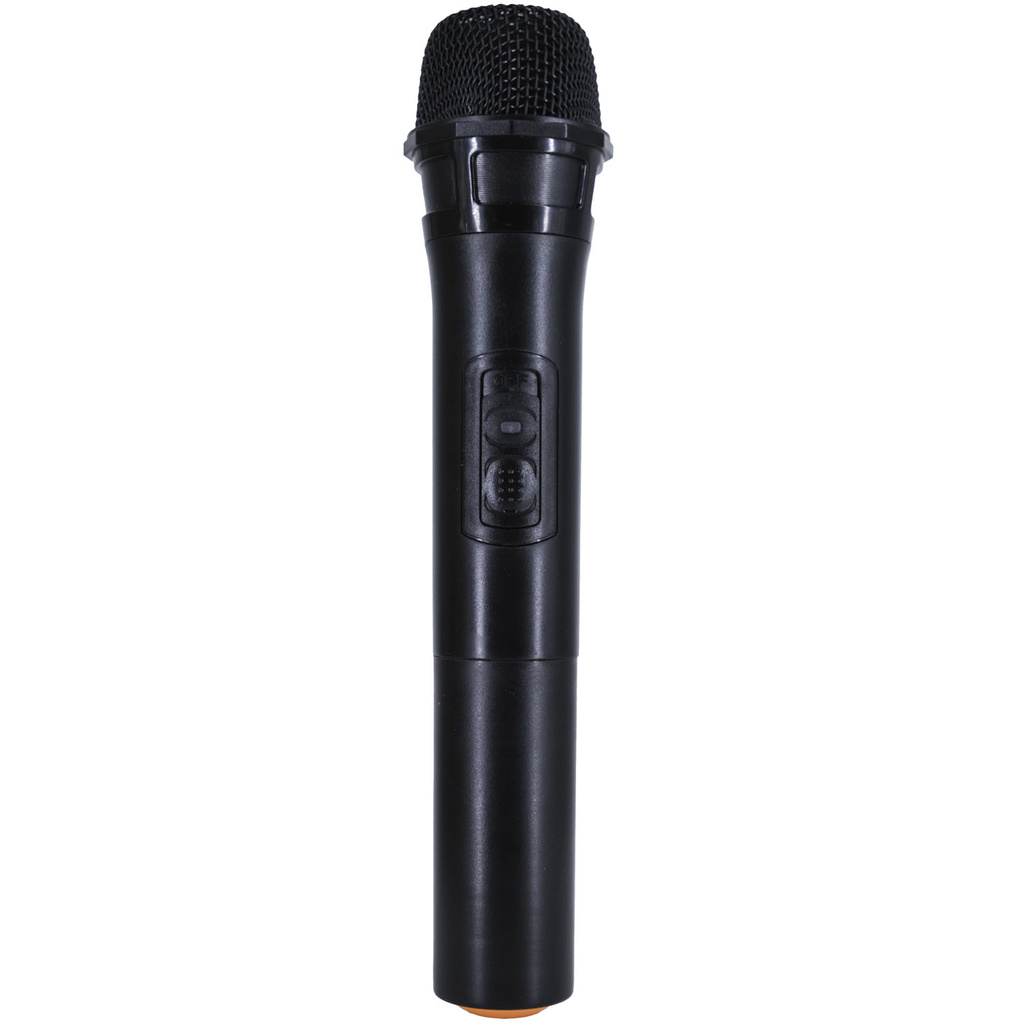 Högtalare Bluetooth 2x10" woofer 100W Batteri LED-ljus BPS-458 Svart