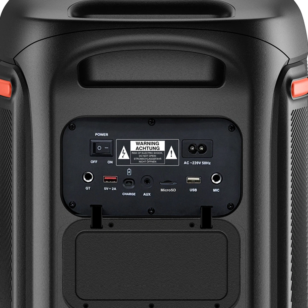 Party Speaker Bluetooth 2x100W RMS 2x10" woofers BPS-470 Black