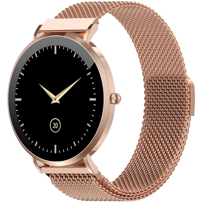 SmartWatch AMOLED Hälsokoll Sport-läge SWC-394S Rosé