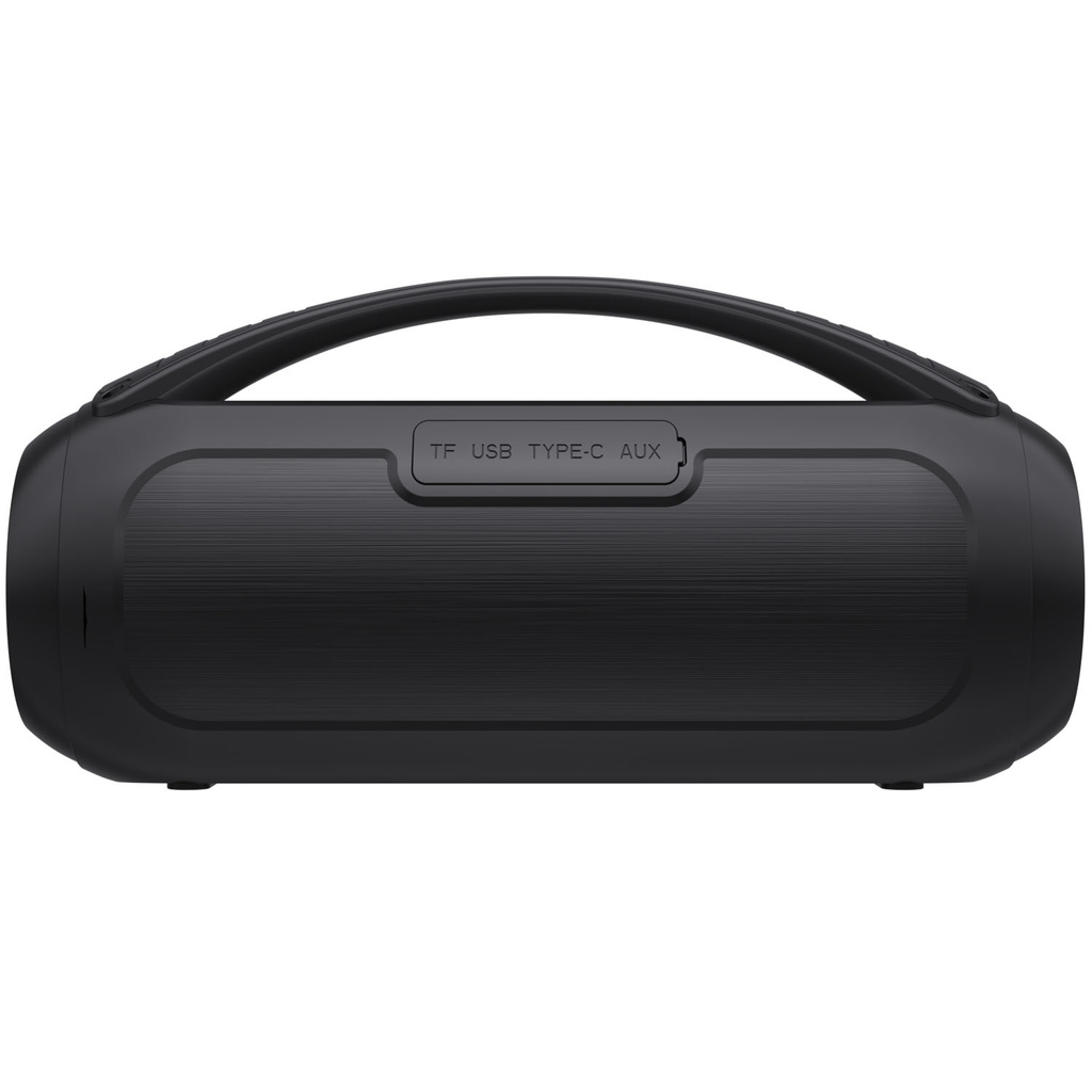 Högtalare Bluetooth 2x20W RMS Ljuseffekter Laddbart batteri BTG-618 Svart