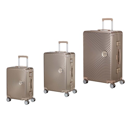 Resväskor 3-pack Soundbox Alu Bronze