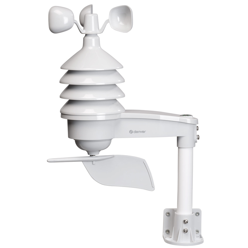 Weather station with clock & rain gauge WS-650
