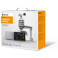 Weather station with clock & rain gauge WS-650