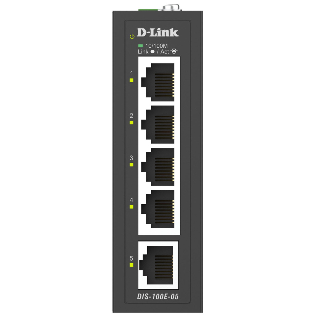 DIS-100E-05 5-port Gigabit Industriell Switch Fast Ethernet