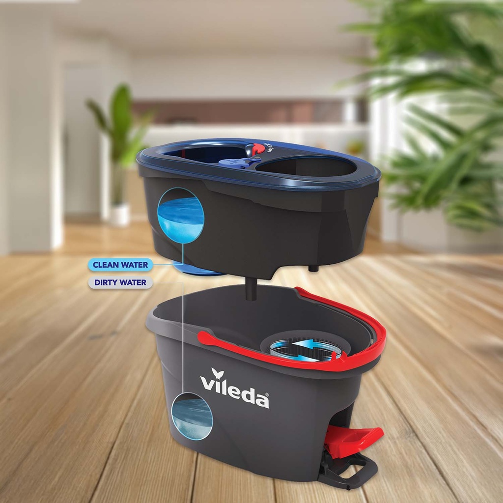 Golvmopp H2PRO Spin mop system