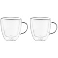 Coffee cup double walled glass 25 cl 2 pcs