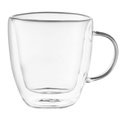 Coffee cup double walled glass 25 cl 2 pcs