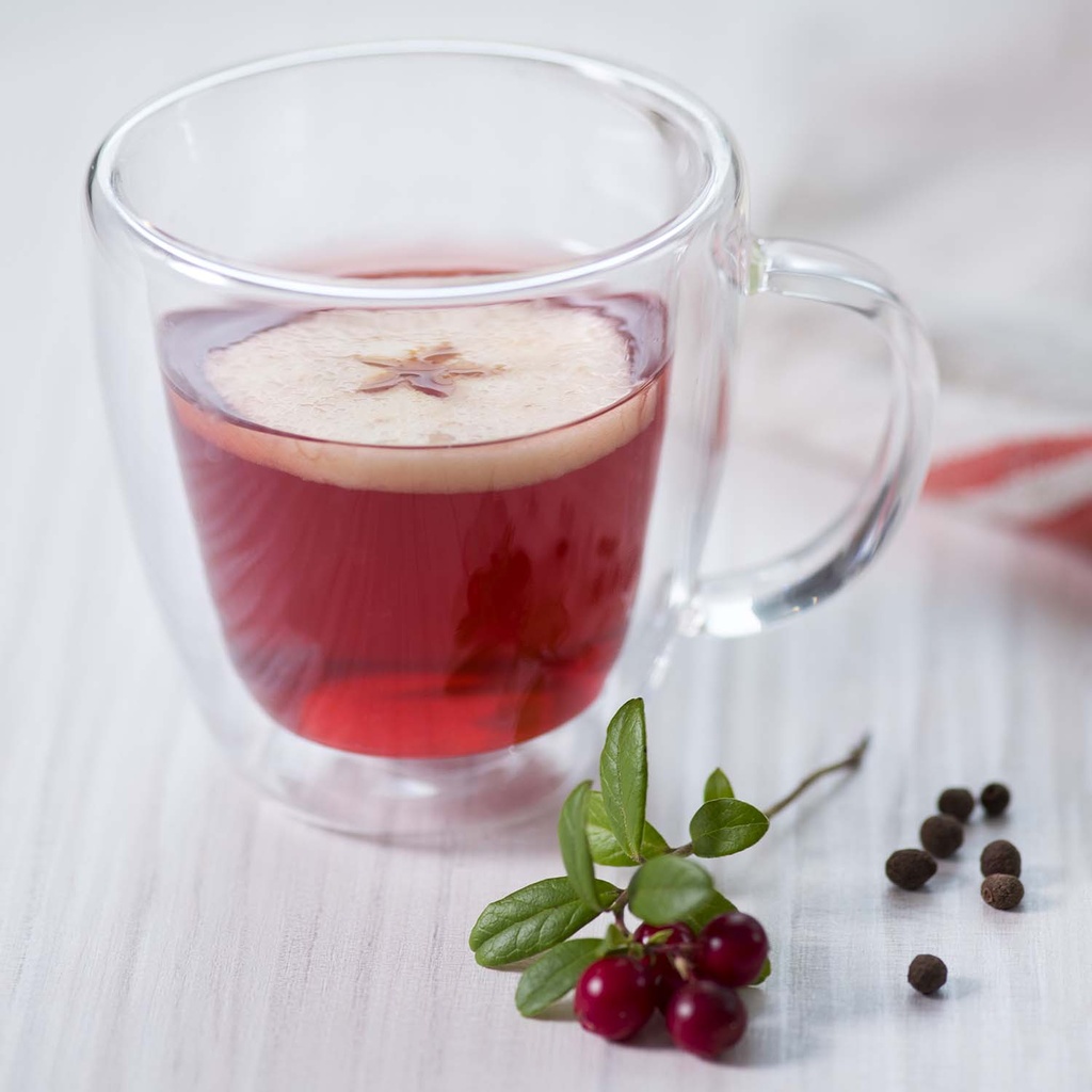 Coffee cup double walled glass 25 cl 2 pcs