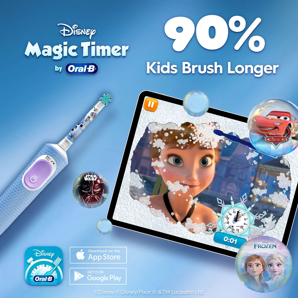 Eltandborste  Vitality Pro Kids Frozen