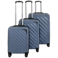 Suitcases 3 pcs Ystad Blå