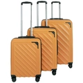 Suitcases 3 pcs Ystad Orange