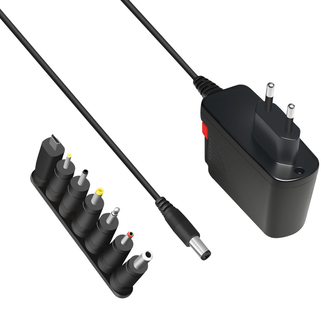 Nätadapter 230V-> 3-12V 2A 24W