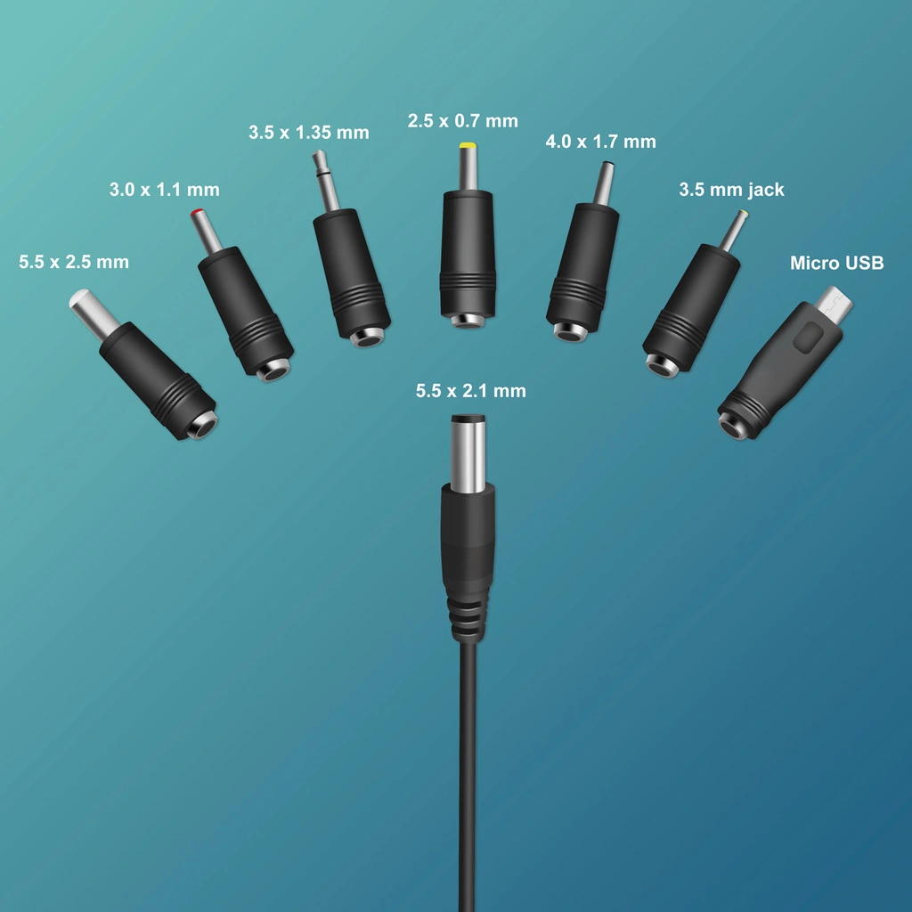 Nätadapter 230V-> 3-12V 2A 24W