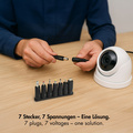 Nätadapter 230V-> 3-12V 2A 24W