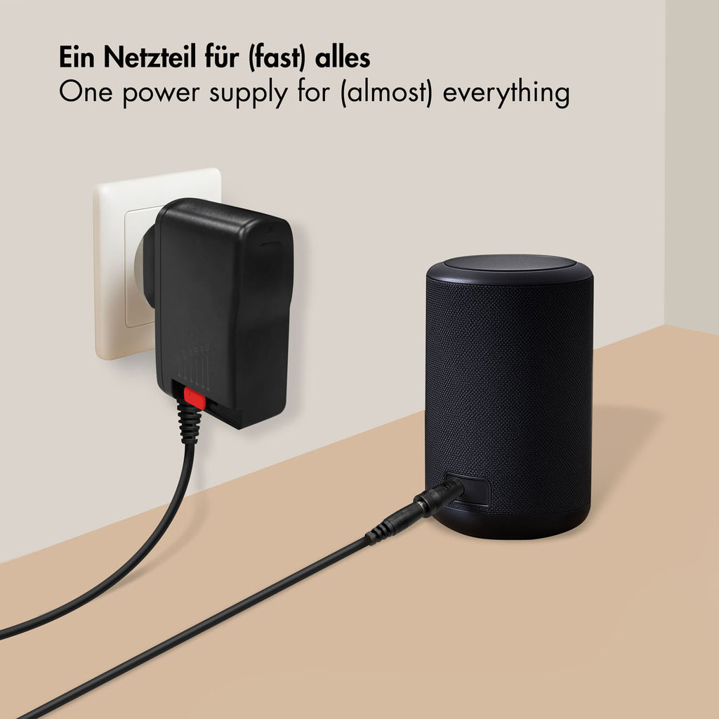 Nätadapter 230V-> 3-12V 2A 24W