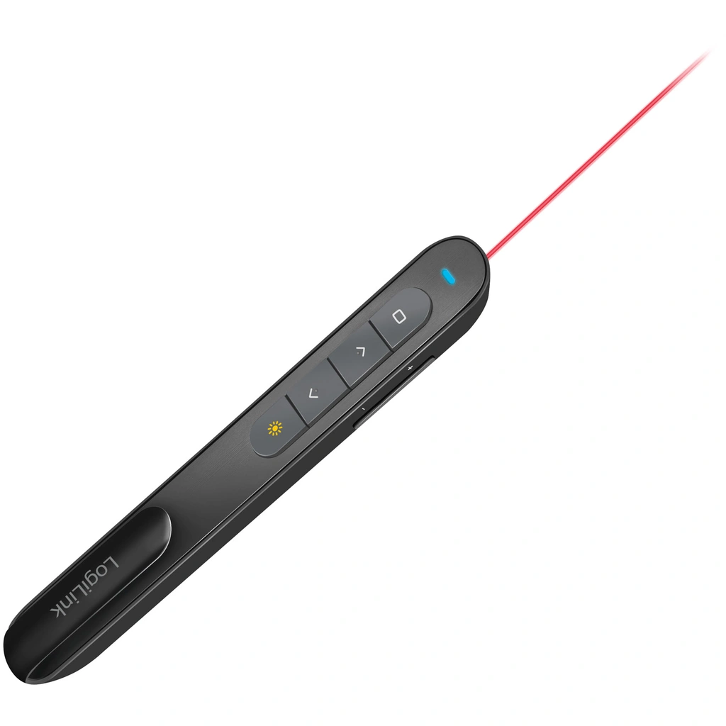 Trådlös presentatör med laserpekare Svart
