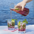Glaskaraff med silikonlock 1 L