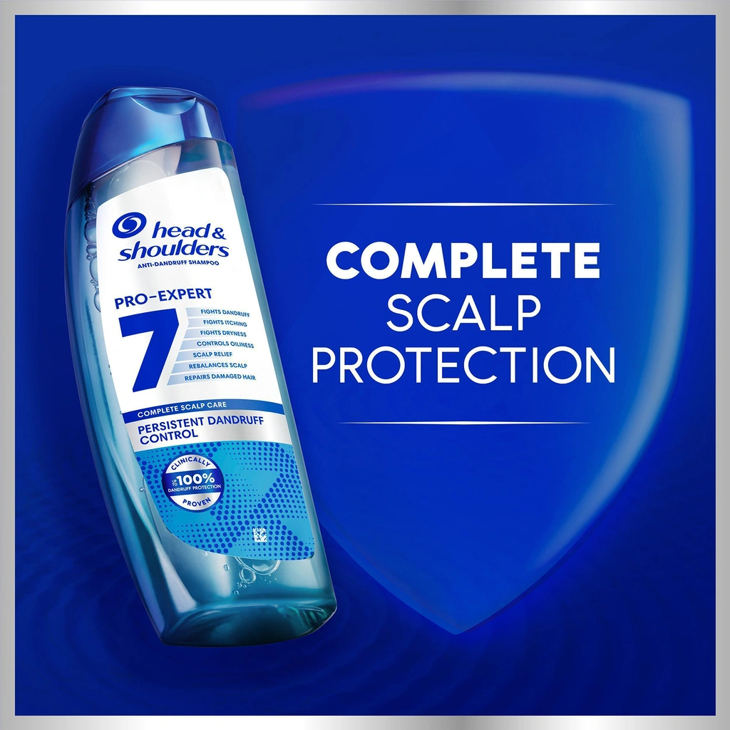 Mjällschampo Pro-Expert 7 Persistent Dandruff Control, 250ml