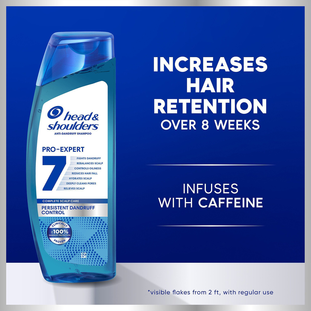 Mjällschampo Pro-Expert 7 Persistent Dandruff Control, 250ml