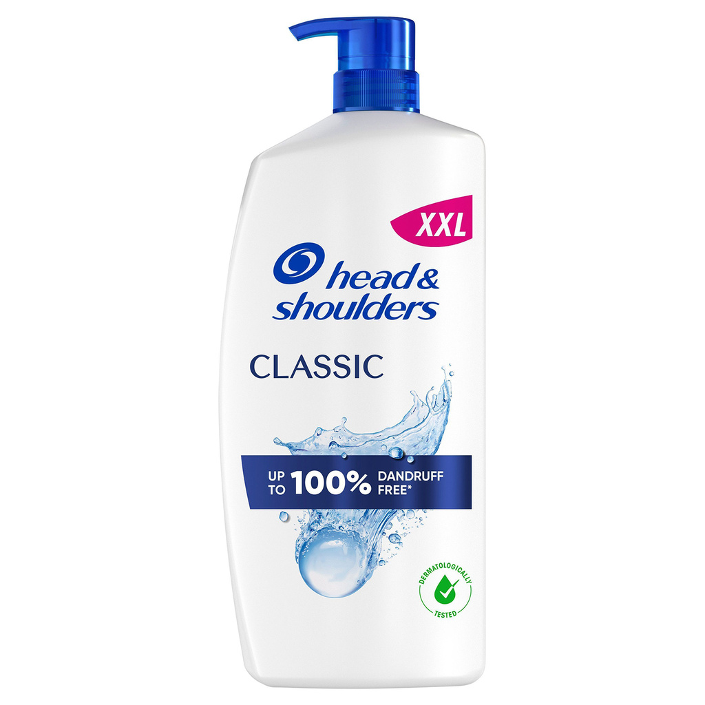 Classic Clean Schampo mot mjäll, 1000ml Pump