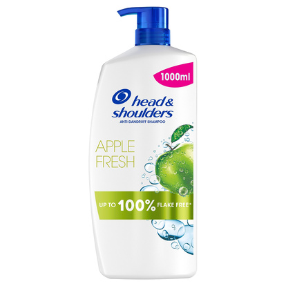 Apple Fresh Schampo mot mjäll, 1000ml Pump