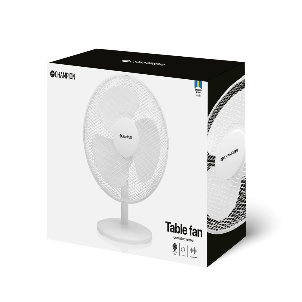Bordsfläkt 30cm BF130 Vit