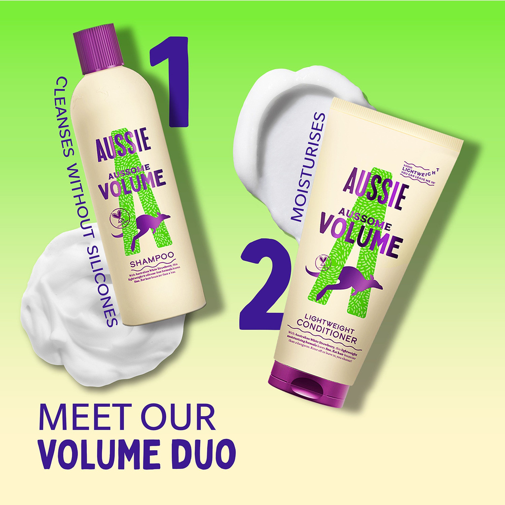 Aussome Volume Schampo 600ml