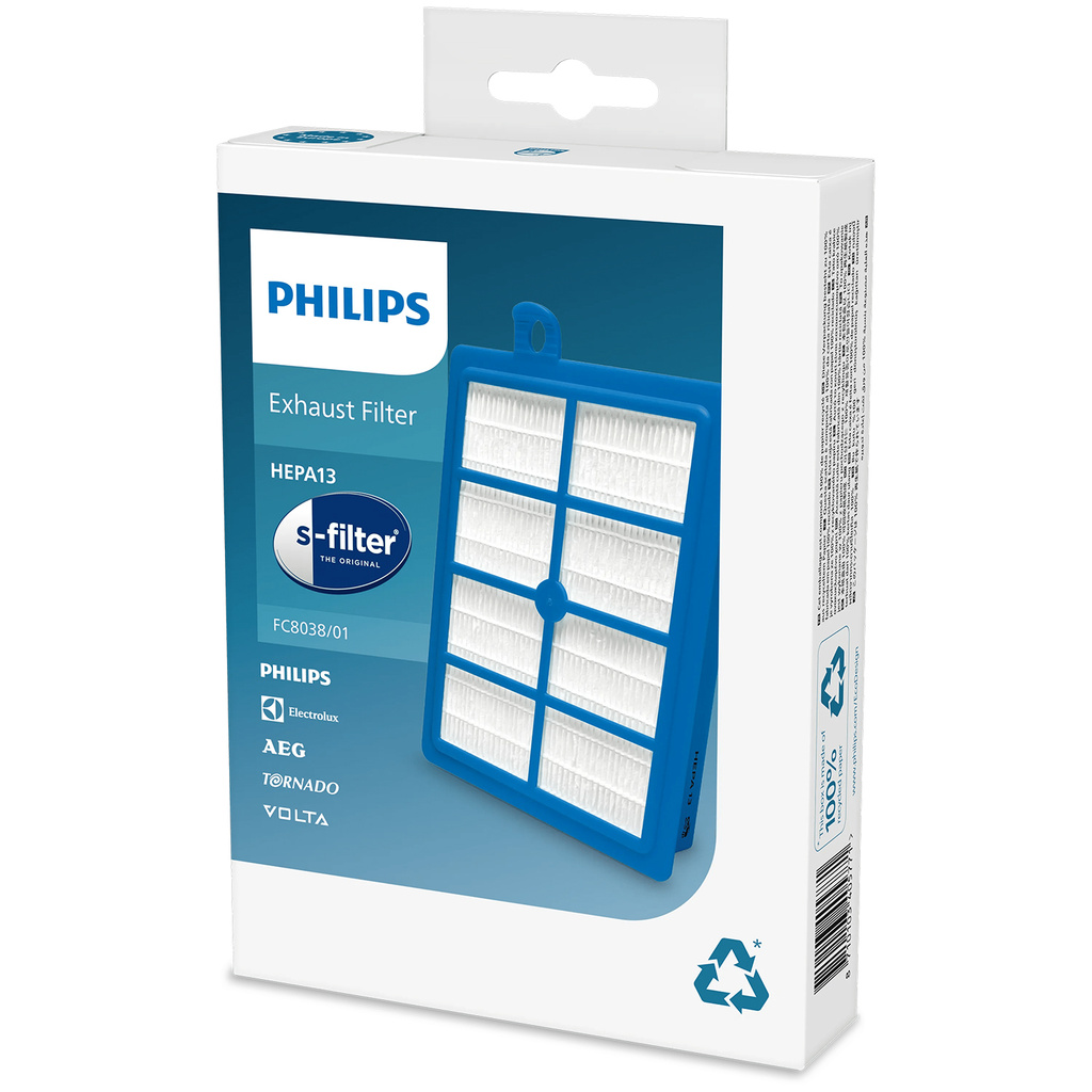 Hepafilter till Electrolux/Philips dammsugare Tvättbart
