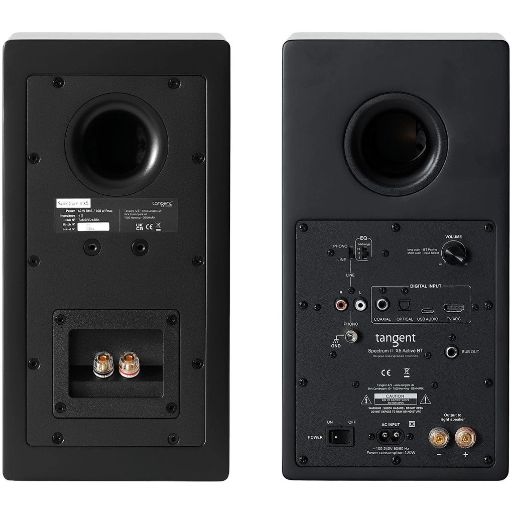 Högtalare Aktiva Spectrum X5 II BT HDMI Svarta