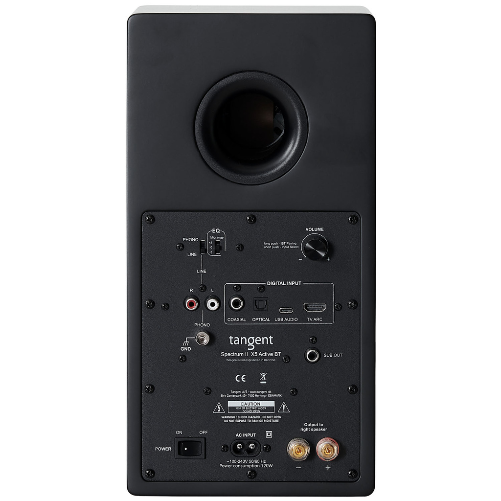Högtalare Aktiva Spectrum X5 II BT HDMI Svarta