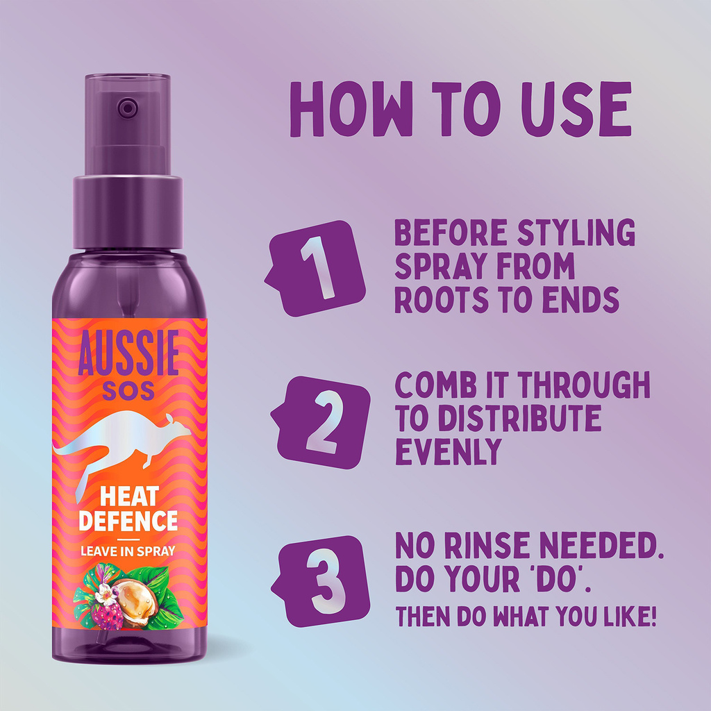 SOS Heat Defence Leave-In Spray 100ml